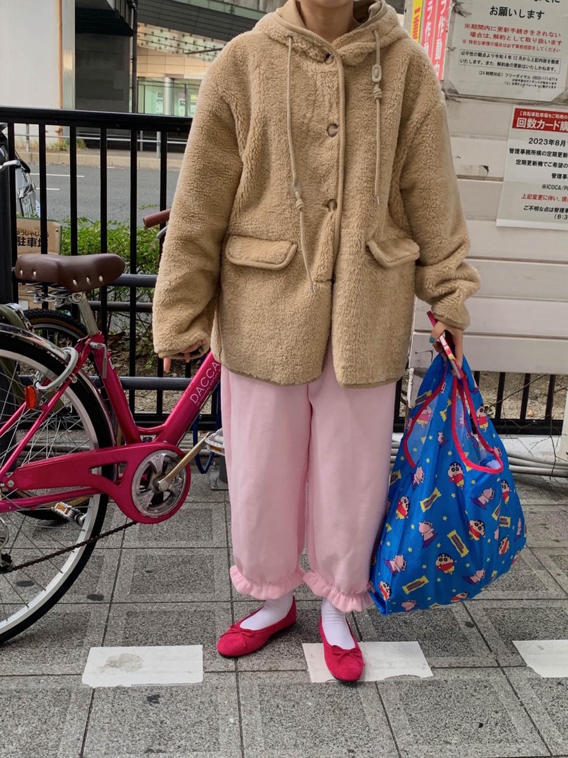 TOLL東大門㊣實拍女士新品人氣25秋冬推薦休閑褲荷葉邊抓絨TOLL休閑褲