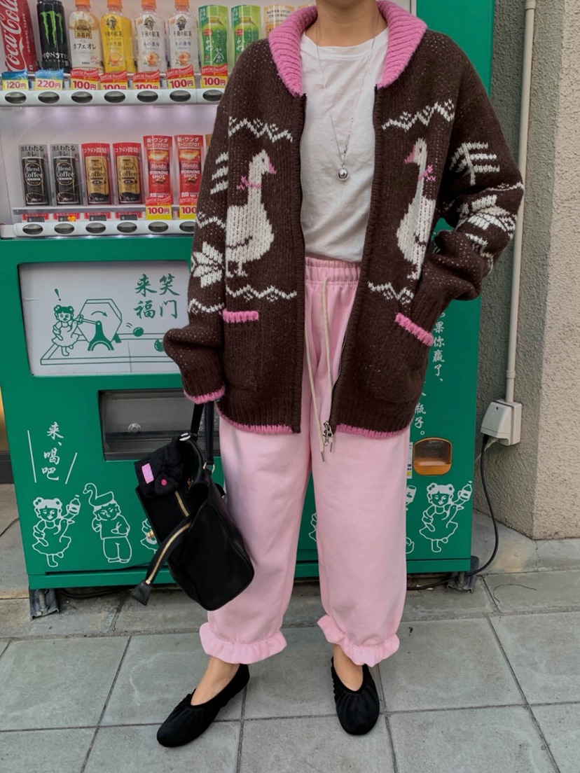 TOLL東大門㊣實拍女士新品人氣25秋冬推薦休閑褲荷葉邊抓絨TOLL休閑褲