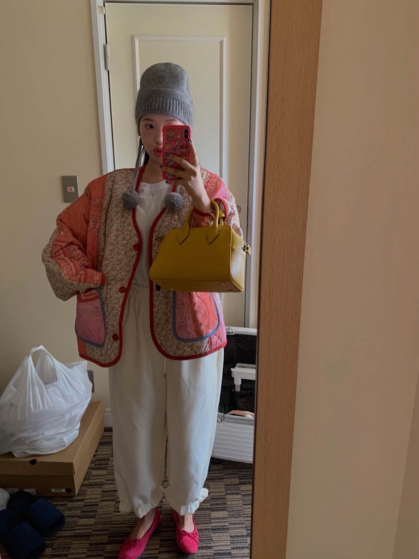 TOLL東大門㊣實拍女士新品人氣25秋冬推薦休閑褲荷葉邊抓絨TOLL休閑褲