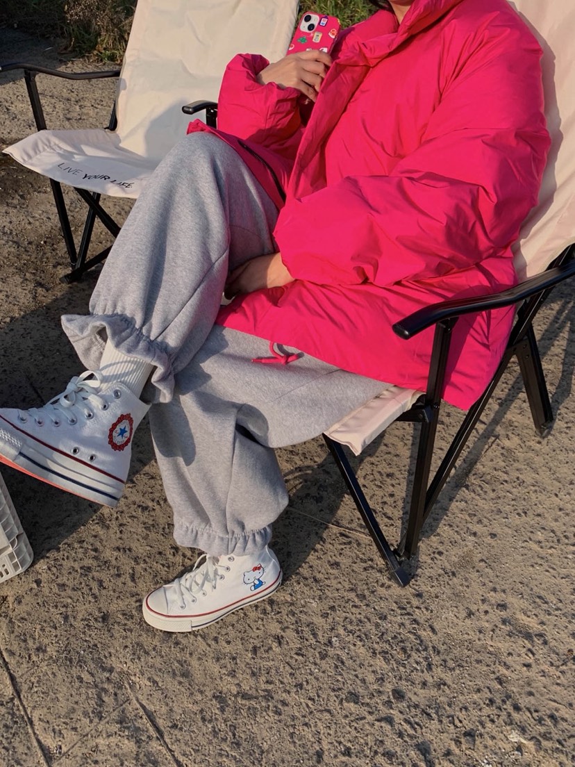 TOLL東大門㊣實拍女士新品人氣25秋冬推薦休閑褲荷葉邊抓絨TOLL休閑褲