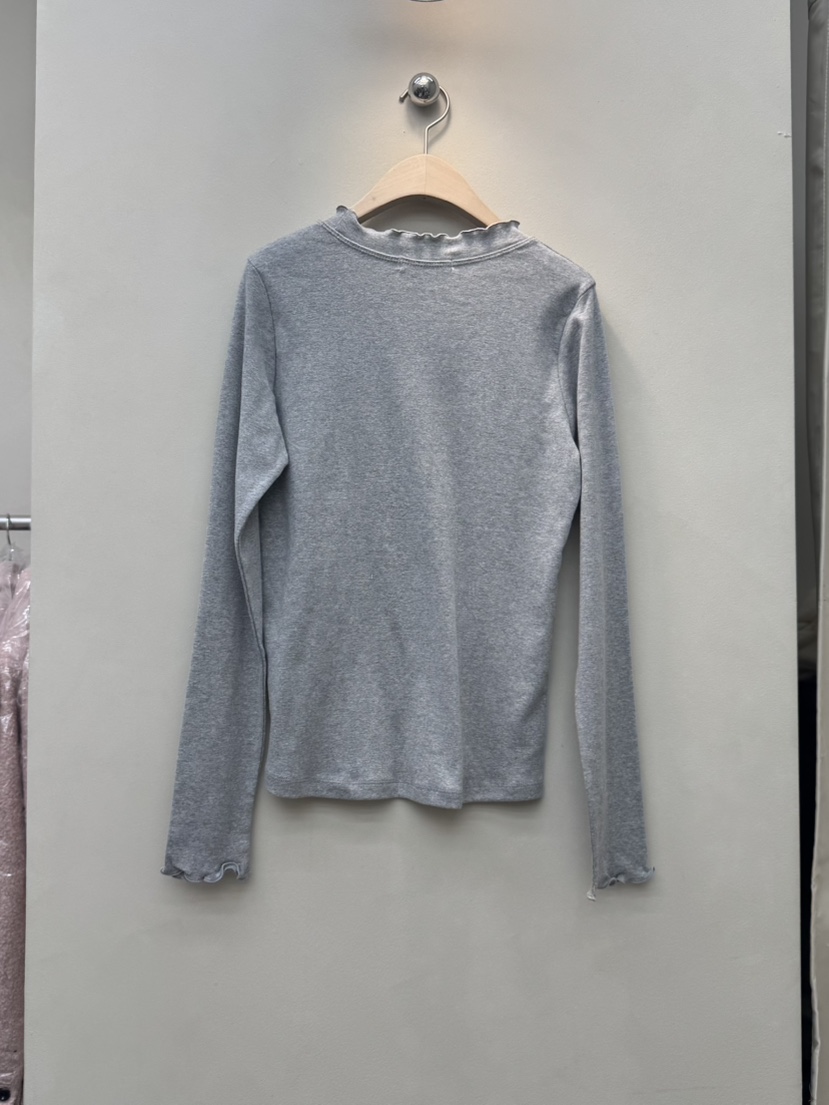 NOTHING東大門㊣代購女士新品職業人氣25秋冬推薦休閑長袖T恤NOTHING長袖T恤