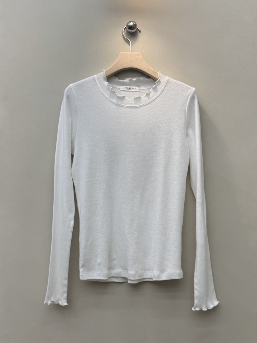 NOTHING東大門㊣代購女士新品職業人氣25秋冬推薦休閑長袖T恤NOTHING長袖T恤圖色1