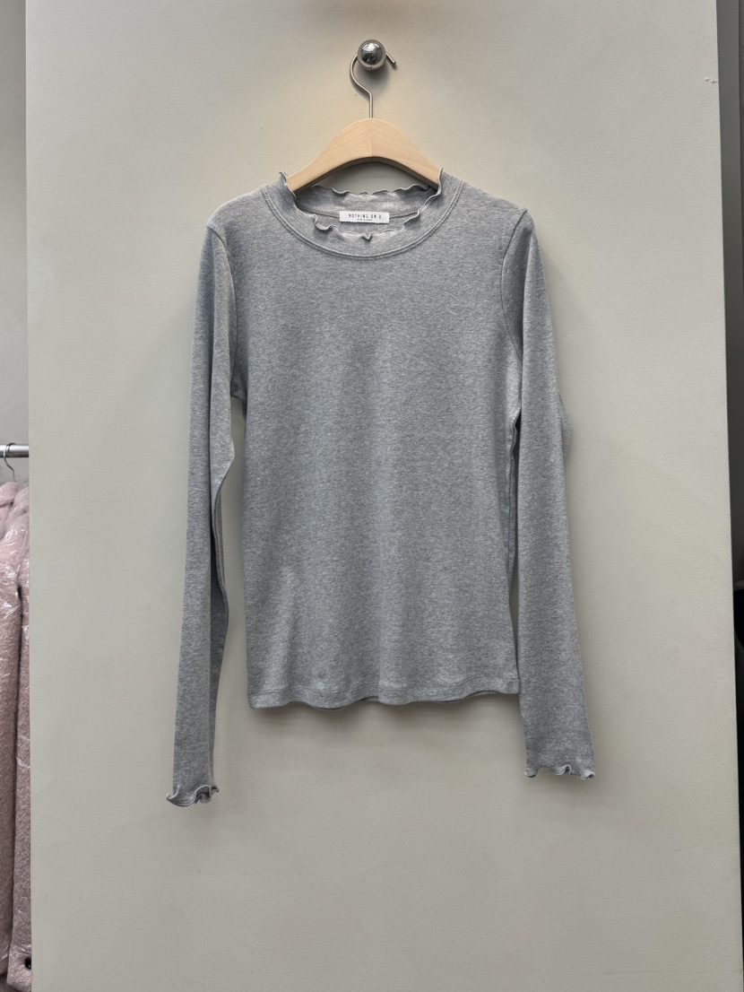 NOTHING東大門㊣代購女士新品職業人氣25秋冬推薦休閑長袖T恤NOTHING長袖T恤圖色3