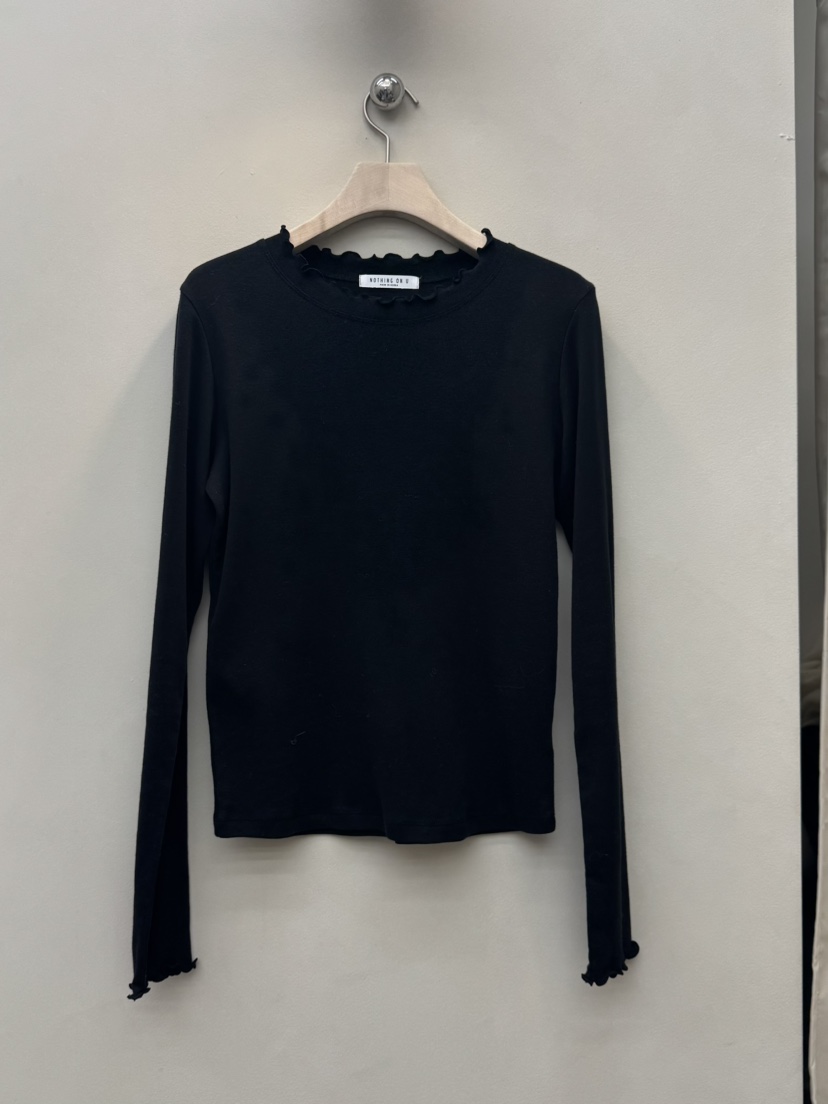 NOTHING東大門㊣代購女士新品職業人氣25秋冬推薦休閑長袖T恤NOTHING長袖T恤圖色4