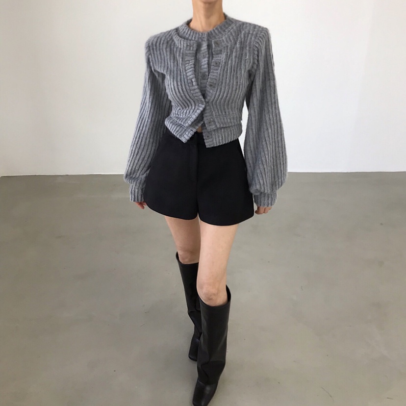 2TWO MOON韓國直郵㊣女士新款職業人氣25秋冬針織衫羊毛衫雙層2TWO MOON針織衫