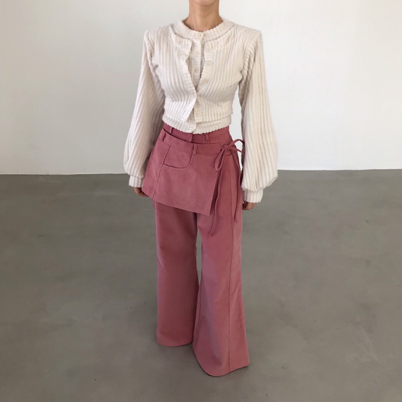 2TWO MOON韓國直郵㊣女士新款職業人氣25秋冬針織衫羊毛衫雙層2TWO MOON針織衫