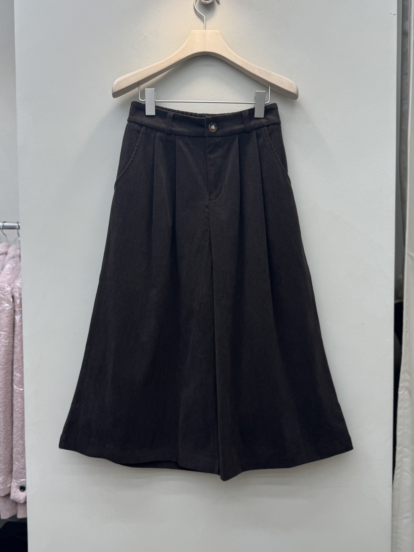 NOTHING東大門㊣直郵女士新款熱賣職業推薦時尚人氣裙褲燈芯絨NOTHING裙褲圖色1