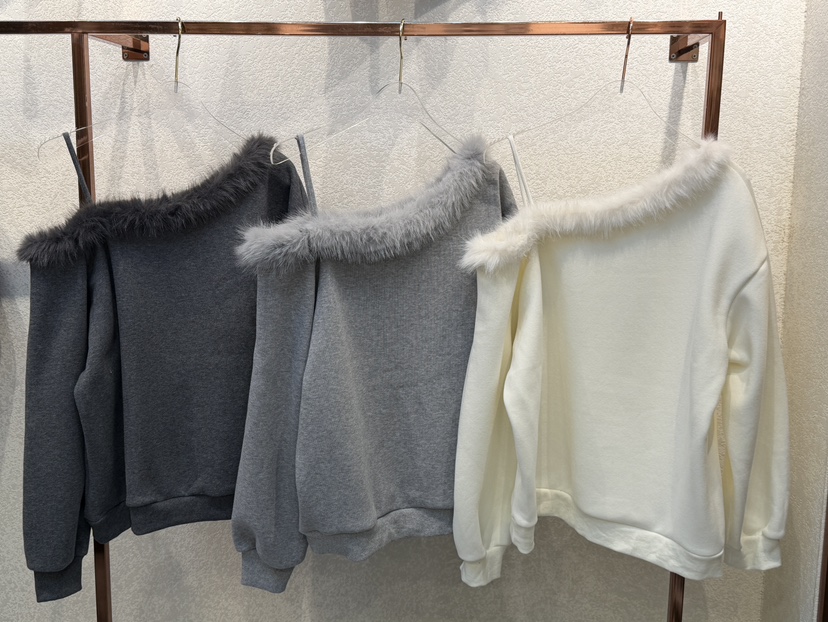 SYMBOL東大門㊣實拍女裝新款人氣熱賣真品推薦時尚衛衣貂皮SYMBOL衛衣