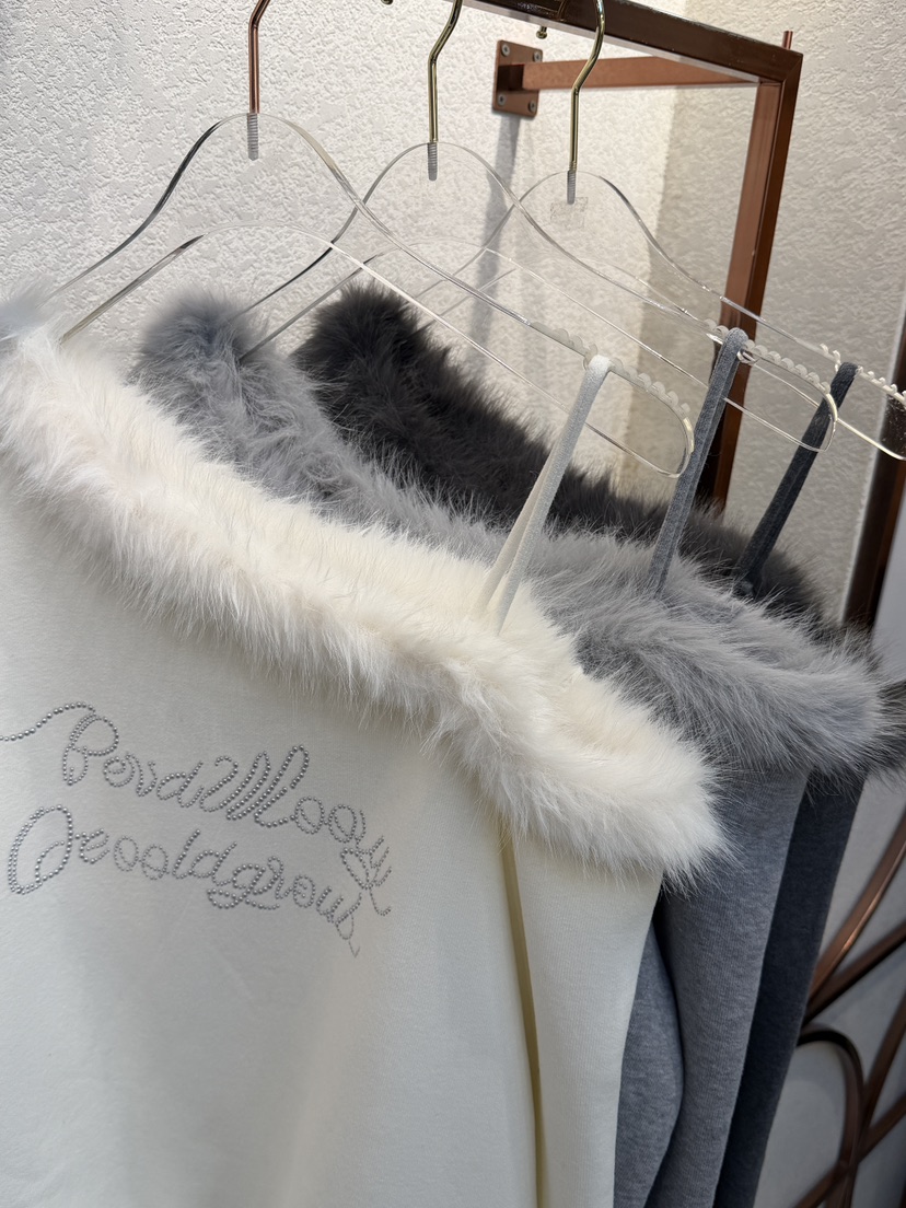 SYMBOL東大門㊣實拍女裝新款人氣熱賣真品推薦時尚衛衣貂皮SYMBOL衛衣