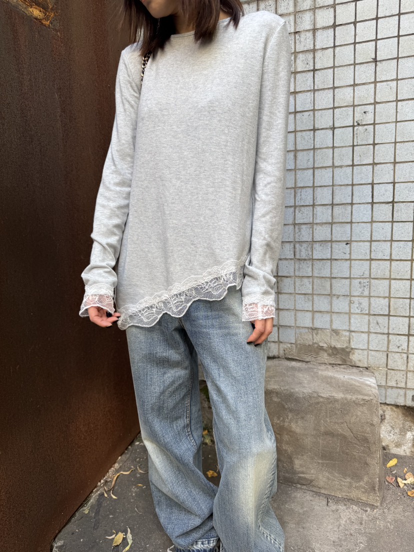 FRANC—L東大門㊣實拍女裝新款職業真品休閑推薦長袖T恤羊毛FRANC長袖T恤