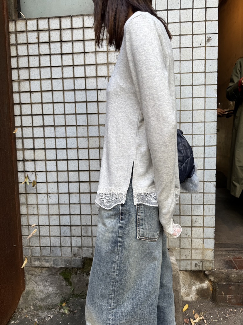 FRANC—L東大門㊣實拍女裝新款職業真品休閑推薦長袖T恤羊毛FRANC長袖T恤