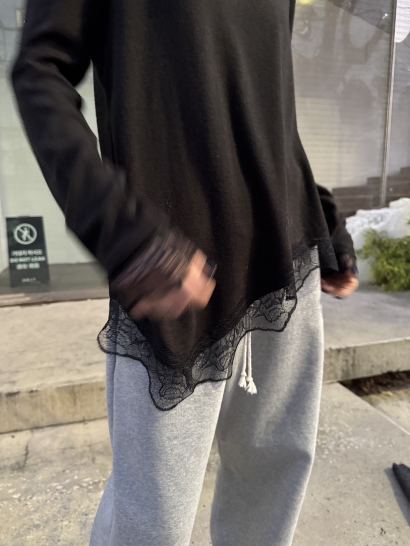 FRANC—L東大門㊣實拍女裝新款職業真品休閑推薦長袖T恤羊毛FRANC長袖T恤