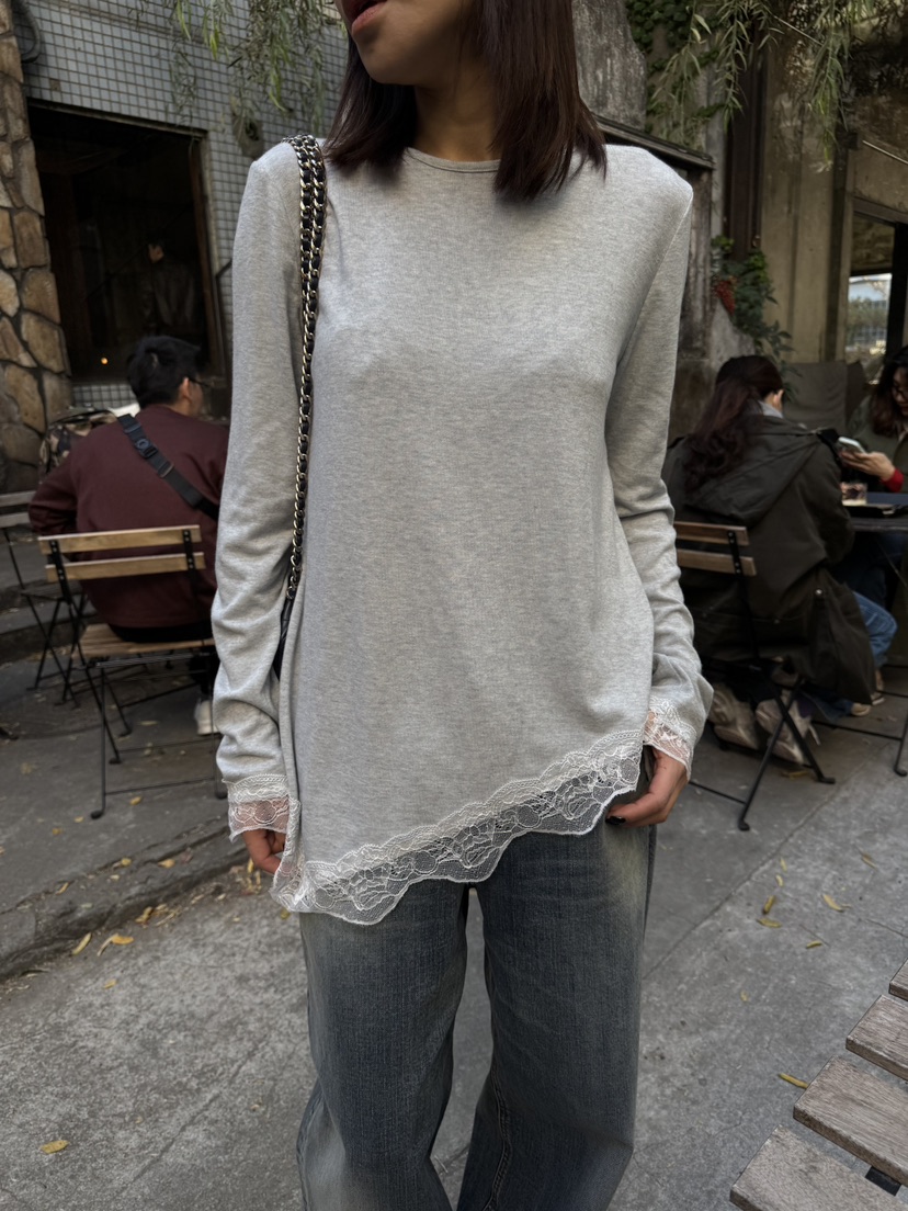 FRANC—L東大門㊣實拍女裝新款職業真品休閑推薦長袖T恤羊毛FRANC長袖T恤圖色2