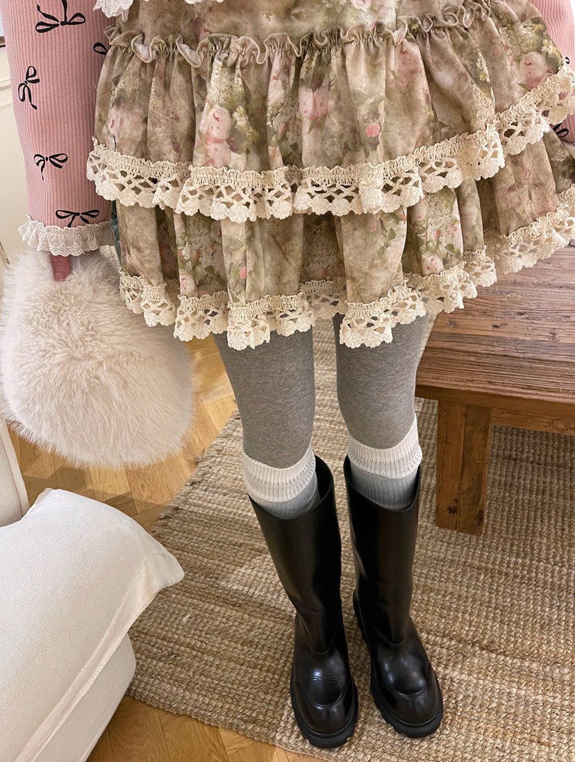 BOUTIQUE-L韓國直郵㊣女裝新品人氣25秋冬休閑真品時尚短裙BOUTIQUE-L短裙