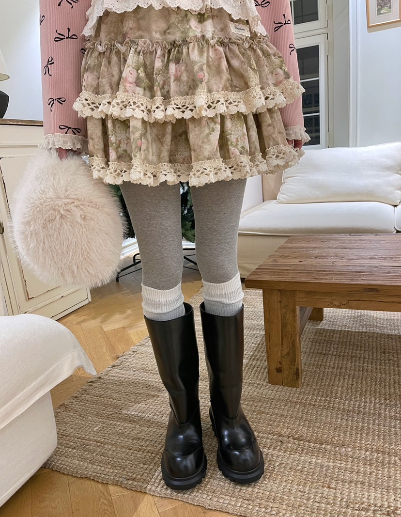 BOUTIQUE-L韓國直郵㊣女裝新品人氣25秋冬休閑真品時尚短裙BOUTIQUE-L短裙