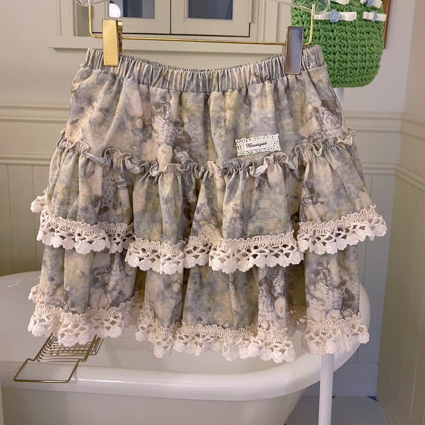 BOUTIQUE-L韓國直郵㊣女裝新品人氣25秋冬休閑真品時尚短裙BOUTIQUE-L短裙圖色1