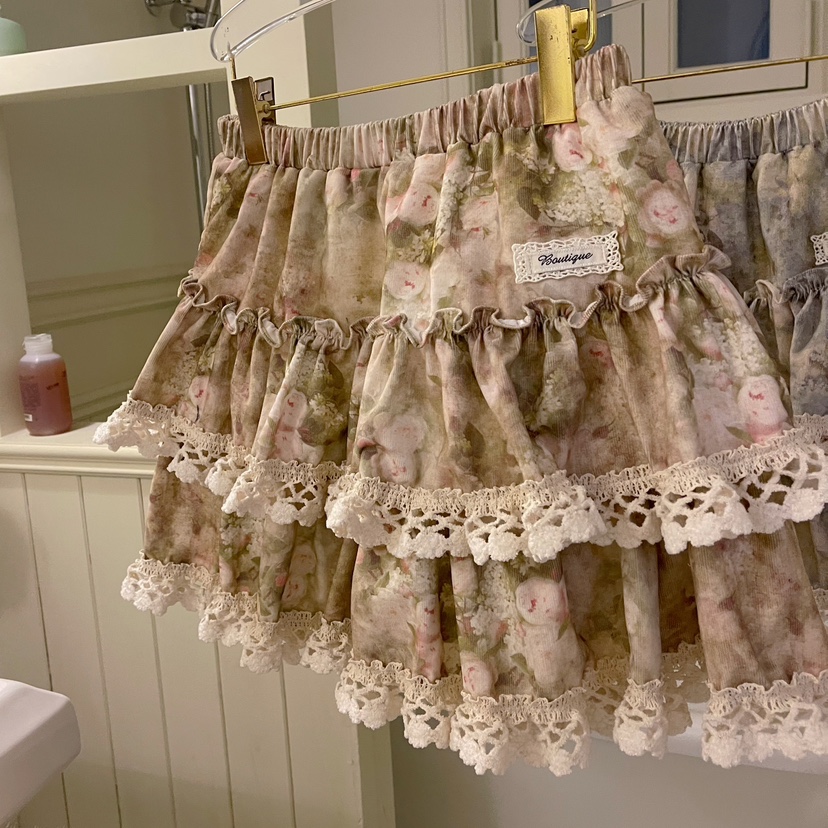 BOUTIQUE-L韓國直郵㊣女裝新品人氣25秋冬休閑真品時尚短裙BOUTIQUE-L短裙圖色2