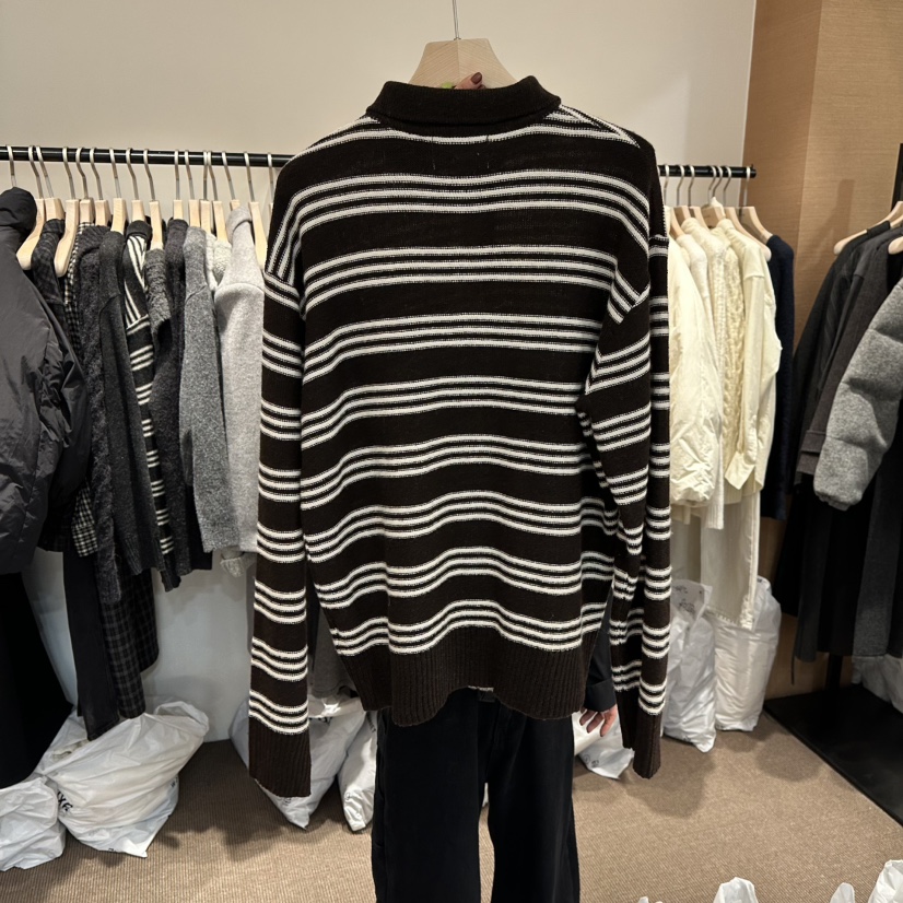 LE BUTTER韓國代購㊣女裝新款職業真品25秋冬熱賣針織衫羊毛LE BUTTER針織衫