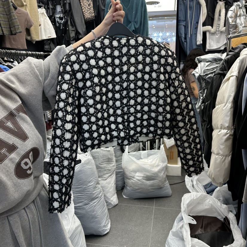 A-DEL東大門㊣代購女裝新品時尚熱賣25秋冬休閑真品夾克絨A-DEL夾克