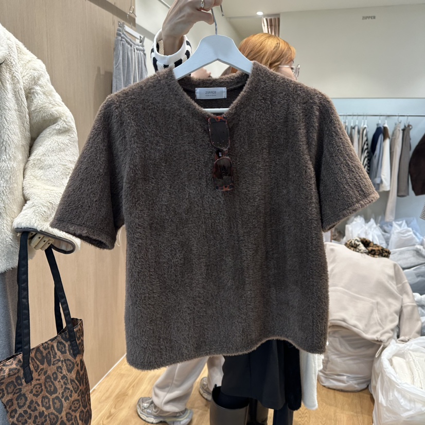 ZIPPER東大門㊣直郵女士新品時尚職業熱賣25秋冬人氣真品T恤ZIPPERT恤圖色1