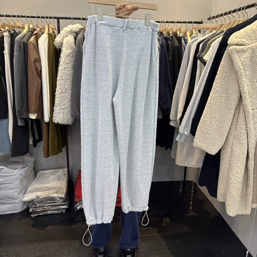 FLAMME TOIT韓國直郵㊣女士新款真品推薦休閑褲安哥拉加絨FLAMME TOIT休閑褲