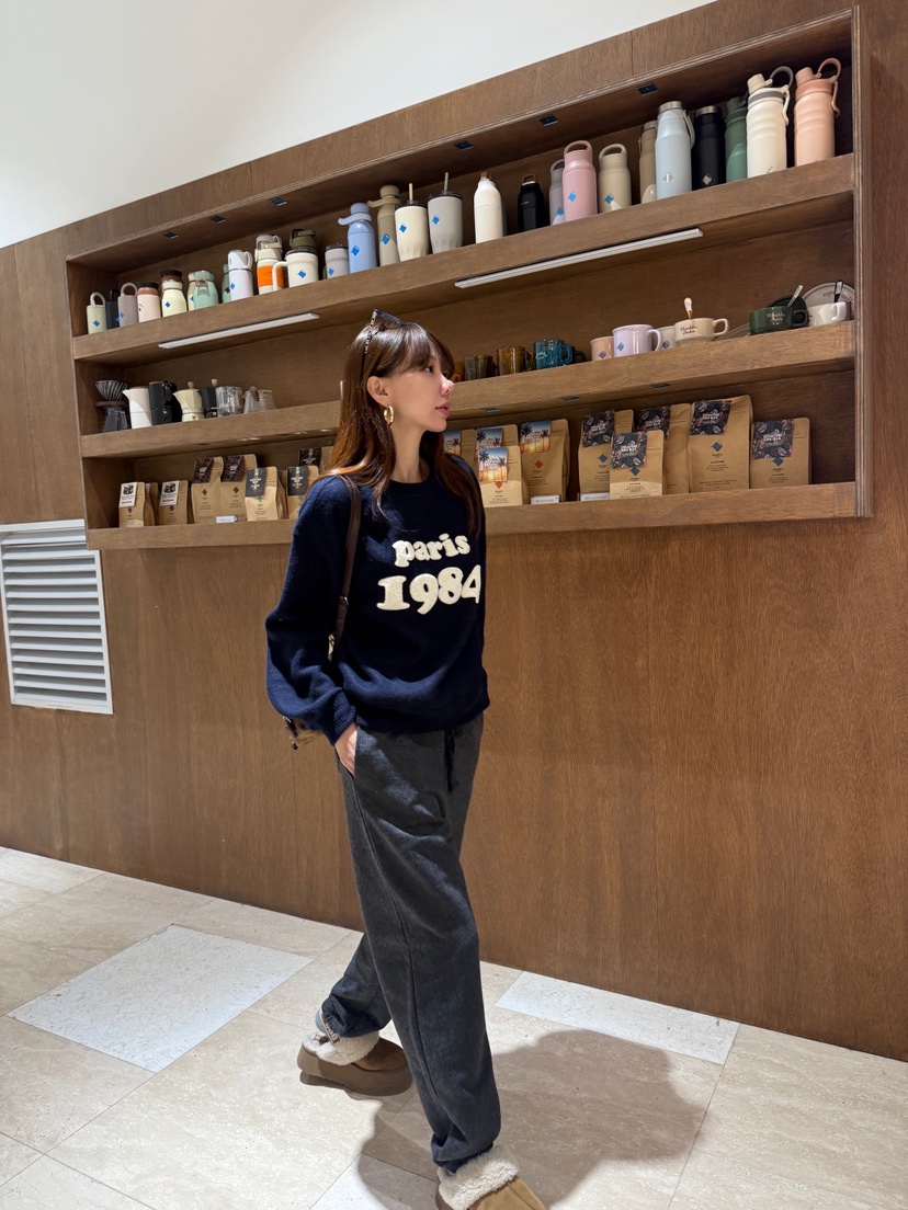 LUMIPLE韓國代購㊣女士新品人氣推薦職業熱賣25秋冬休閑休閑褲LUMIPLE休閑褲