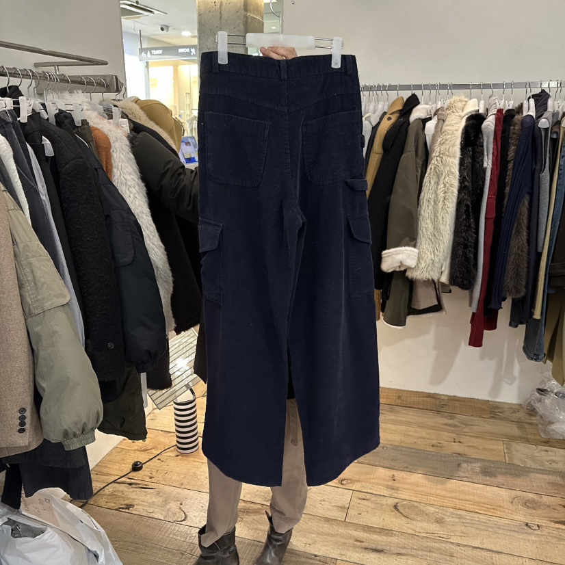 CREAM VILLA韓國直郵㊣女裝新品職業休閑褲燈芯絨CREAMVILLA休閑褲