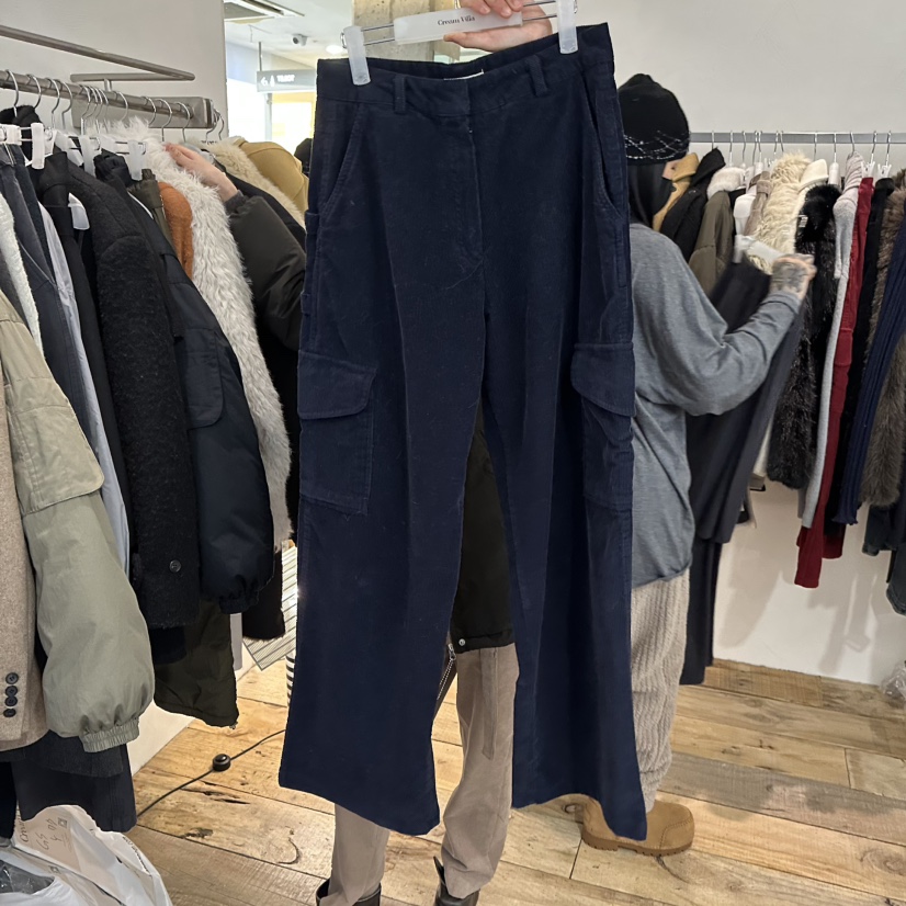 CREAM VILLA韓國直郵㊣女裝新品職業休閑褲燈芯絨CREAMVILLA休閑褲圖色3