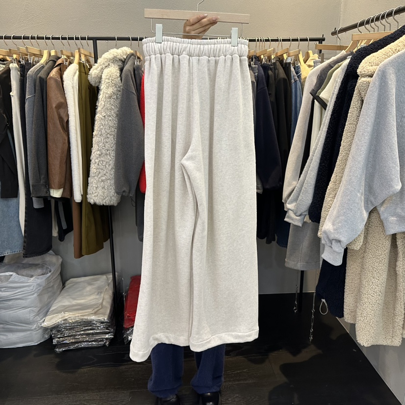 FLAMME TOIT東大門㊣直郵女裝新款25秋冬時尚推薦休閑褲加絨FLAMME TOIT休閑褲