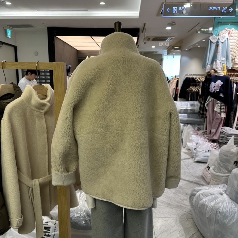 SALT BREAD韓國代購㊣女士新品推薦休閑熱賣短款大衣兩面穿SALT BREAD短款大衣