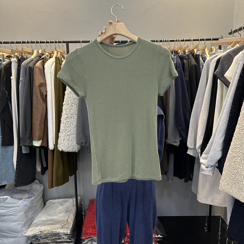 FLAMME TOIT韓國直郵㊣女裝新品熱賣真品時尚人氣25秋冬T恤FLAMME TOITT恤圖色2