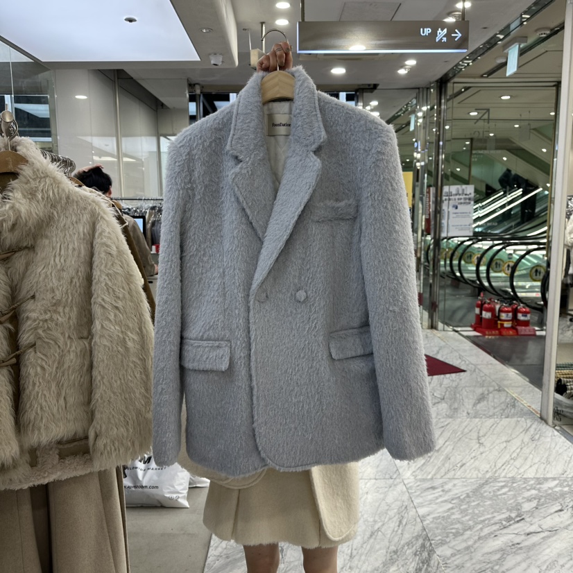 FOUNDATION韓國代購㊣女士新款熱賣休閑推薦人氣真品短款大衣FOUNDATION短款大衣圖色2