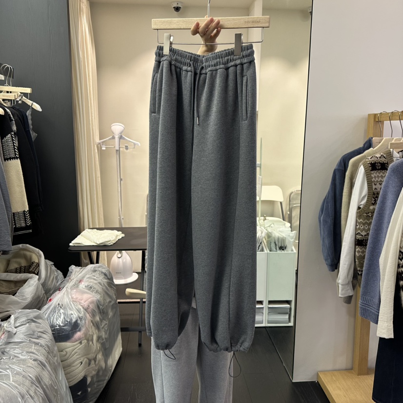 SALT BREAD韓國直郵㊣女裝新品休閑職業時尚真品休閑褲加絨SALT BREAD休閑褲圖色3