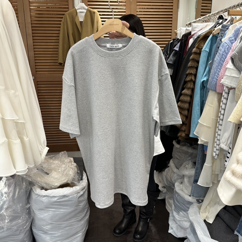 TRES BIEN韓國直郵㊣女裝新品休閑職業熱賣真品T恤不含配飾TRES BIENT恤圖色2