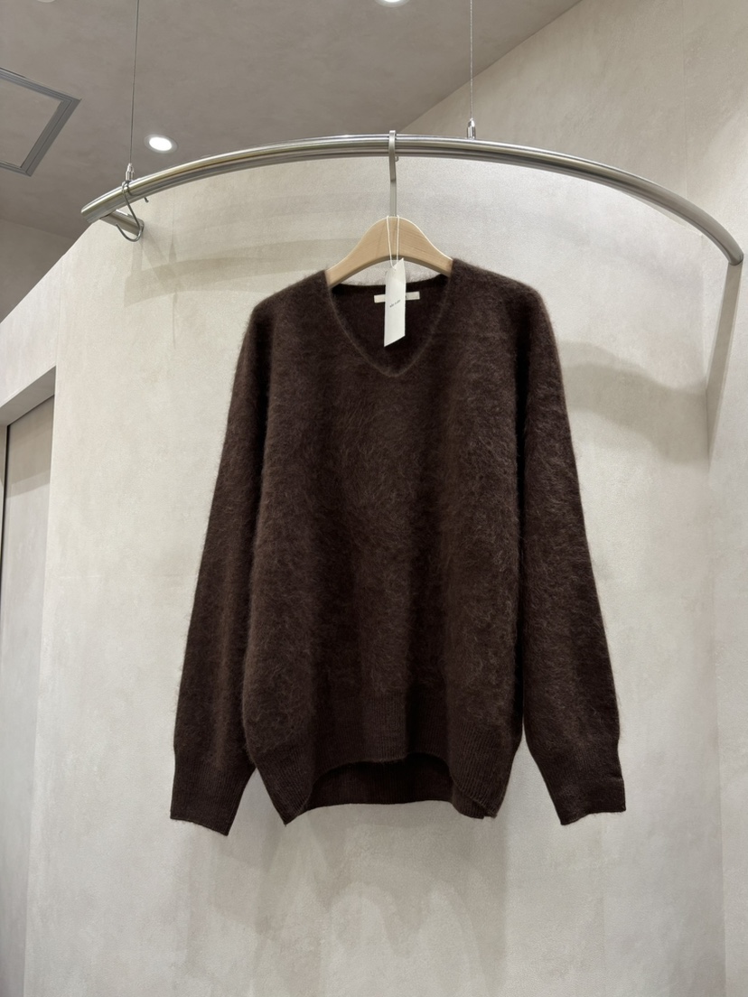 WHO IS SHE韓國直郵㊣女裝新款真品休閑職業針織衫安哥拉V領WHO IS SHE針織衫圖色5