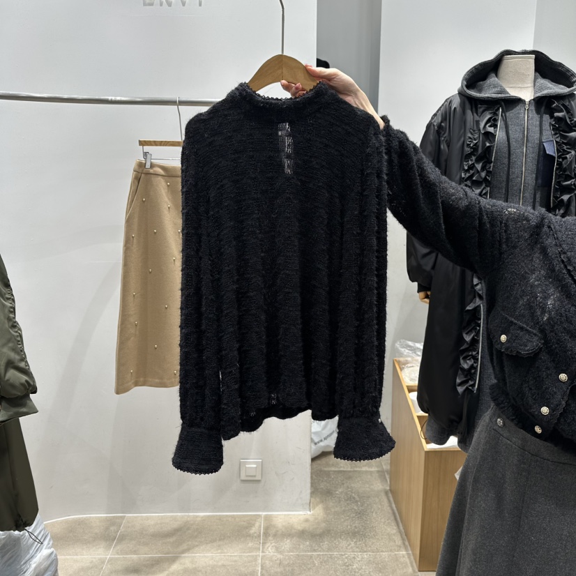 ENVY東大門㊣代購女裝新品職業人氣時尚休閑25秋冬襯衫蕾絲衫ENVY襯衫/蕾絲衫圖色2