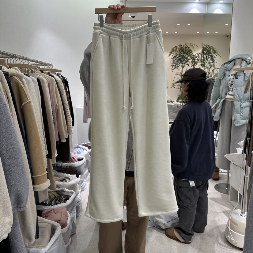 GRACIA東大門㊣代購女士新品真品人氣熱賣推薦休閑褲加絨保暖GRACIA休閑褲圖色1