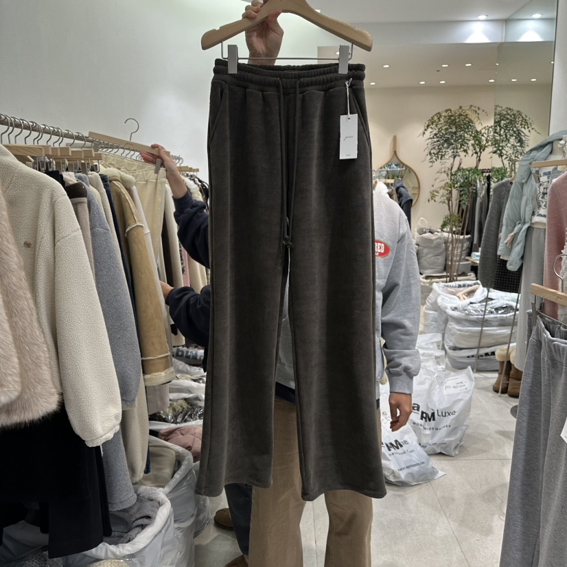 GRACIA東大門㊣代購女士新品真品人氣熱賣推薦休閑褲加絨保暖GRACIA休閑褲圖色2