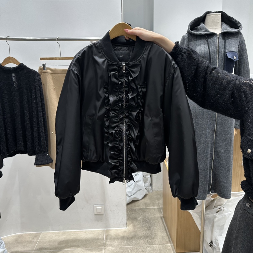 ENVY東大門㊣直郵女士新款人氣25秋冬時尚推薦職業休閑夾克ENVY夾克圖色2