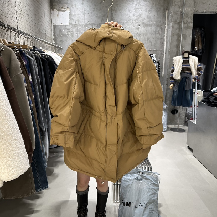 JUNI韓國直郵㊣女士新品熱賣真品推薦時尚休閑短款羽絨服絨鴨my juni短款羽絨服圖色1