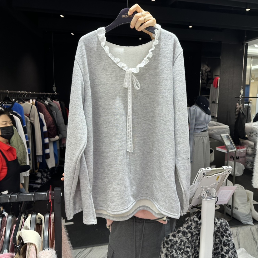 RUNWAY-런웨이東大門㊣直郵女士新品25秋冬真品針織衫兔子RUNWAY針織衫圖色1