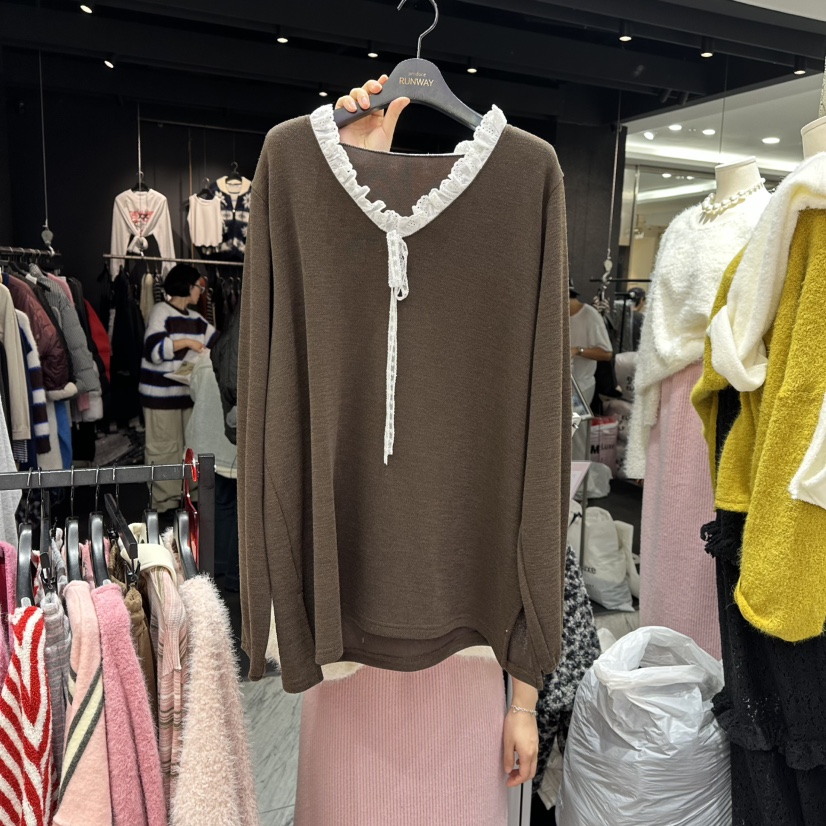 RUNWAY-런웨이東大門㊣直郵女士新品25秋冬真品針織衫兔子RUNWAY針織衫圖色2