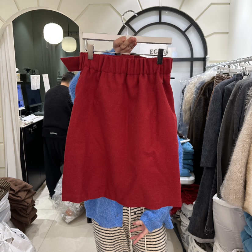 EGG IS韓國直郵㊣女士新品時尚熱賣真品人氣職業休閑25秋冬短裙EGG IS短裙