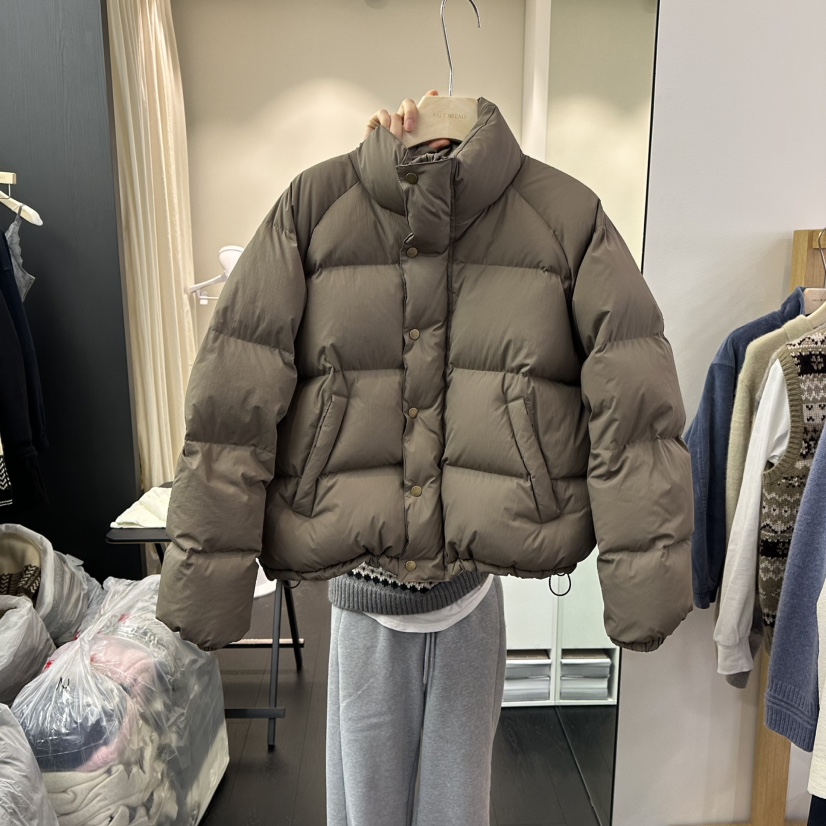 SALT BREAD韓國直郵㊣女裝新品推薦休閑人氣真品短款羽絨服SALT BREAD短款羽絨服圖色2