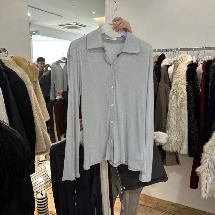 CREAM VILLA東大門㊣實拍女士新款推薦襯衫蕾絲衫CREAMVILLA襯衫/蕾絲衫圖色1