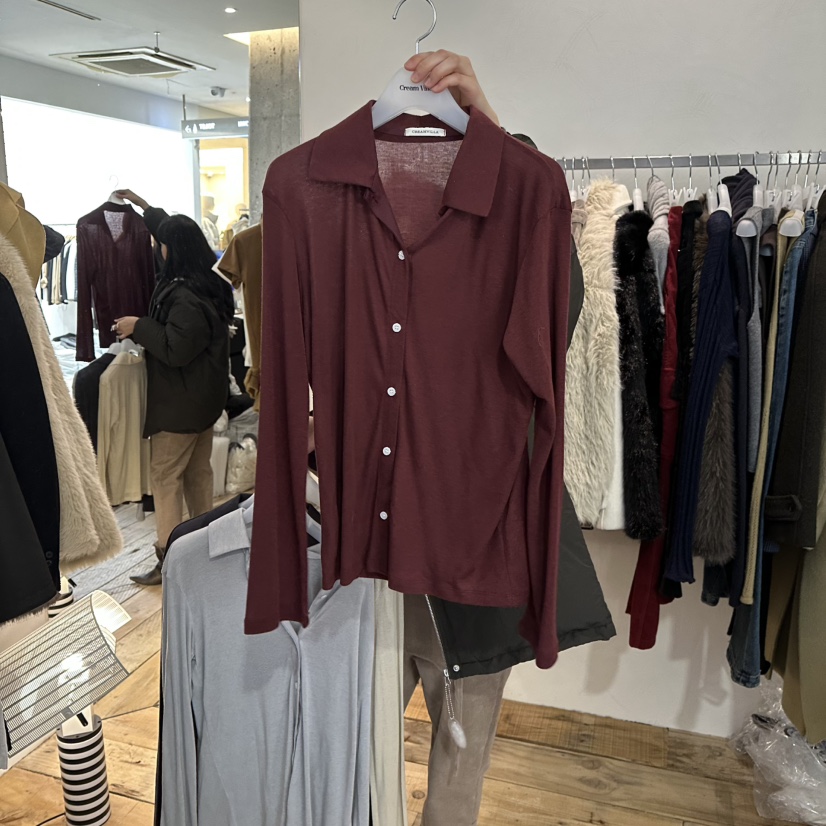 CREAM VILLA東大門㊣實拍女士新款推薦襯衫蕾絲衫CREAMVILLA襯衫/蕾絲衫圖色2