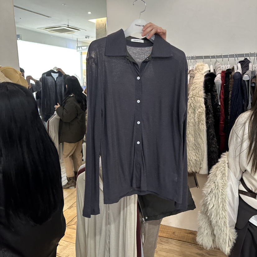 CREAM VILLA東大門㊣實拍女士新款推薦襯衫蕾絲衫CREAMVILLA襯衫/蕾絲衫圖色3