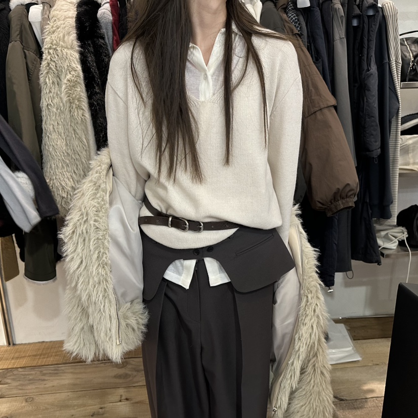 CREAM VILLA東大門㊣實拍女士新款推薦襯衫蕾絲衫CREAMVILLA襯衫/蕾絲衫圖色5