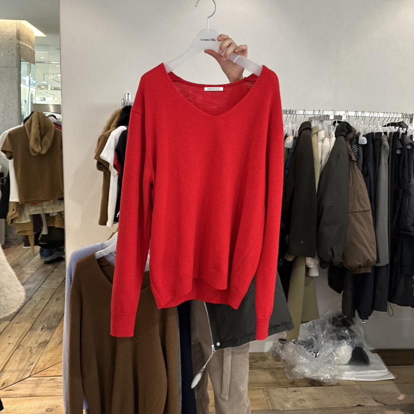 CREAM VILLA韓國代購㊣女士新品熱賣針織衫CREAMVILLA針織衫圖色1