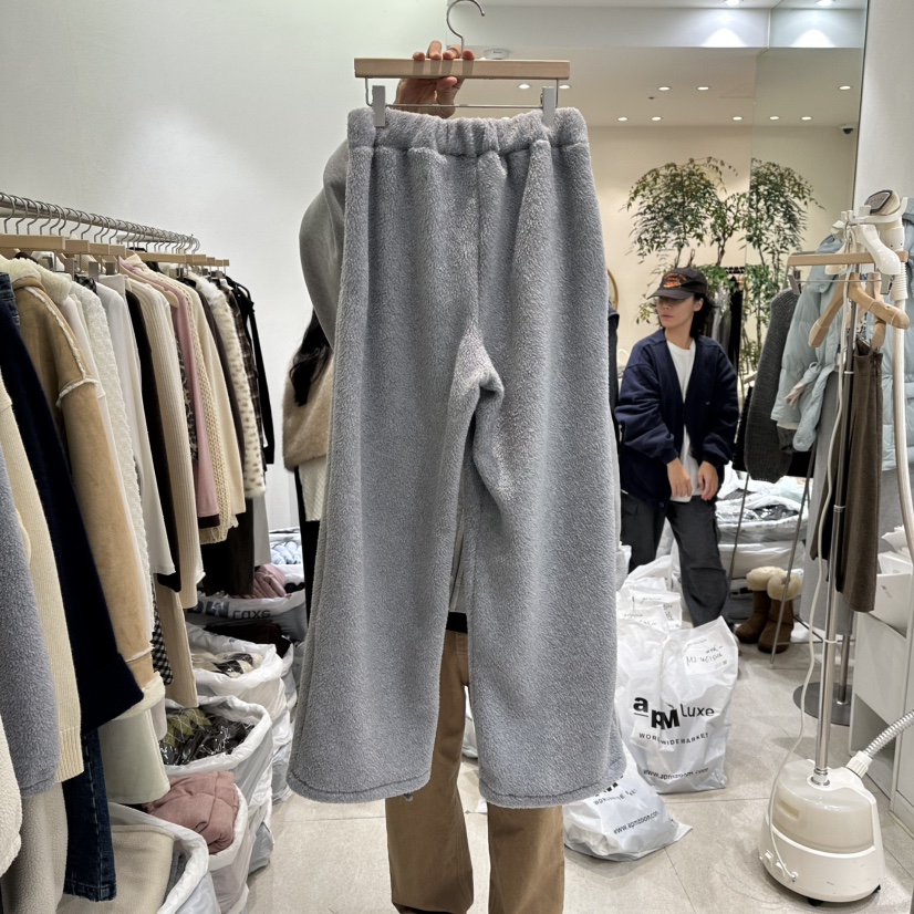 GRACIA韓國直郵㊣女裝新款25秋冬真品職業時尚休閑褲加絨羊毛GRACIA休閑褲